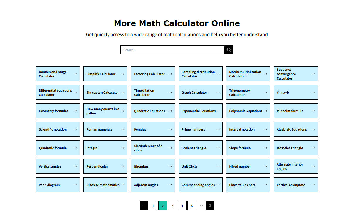 Open Gomim's built-in concept articles, it provides various mathematical computations and concept insights.