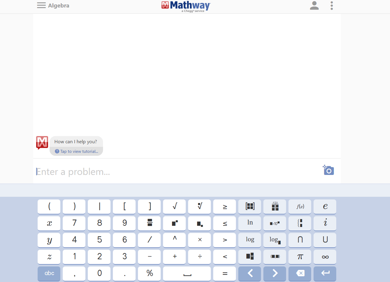 Demonstration of Mathway as a fast AI Math Solver, offering basic calcuators and interactive learning approach.