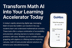 Elevate your education with GoMim AI, transforming Math AI into a powerful learning accelerator.